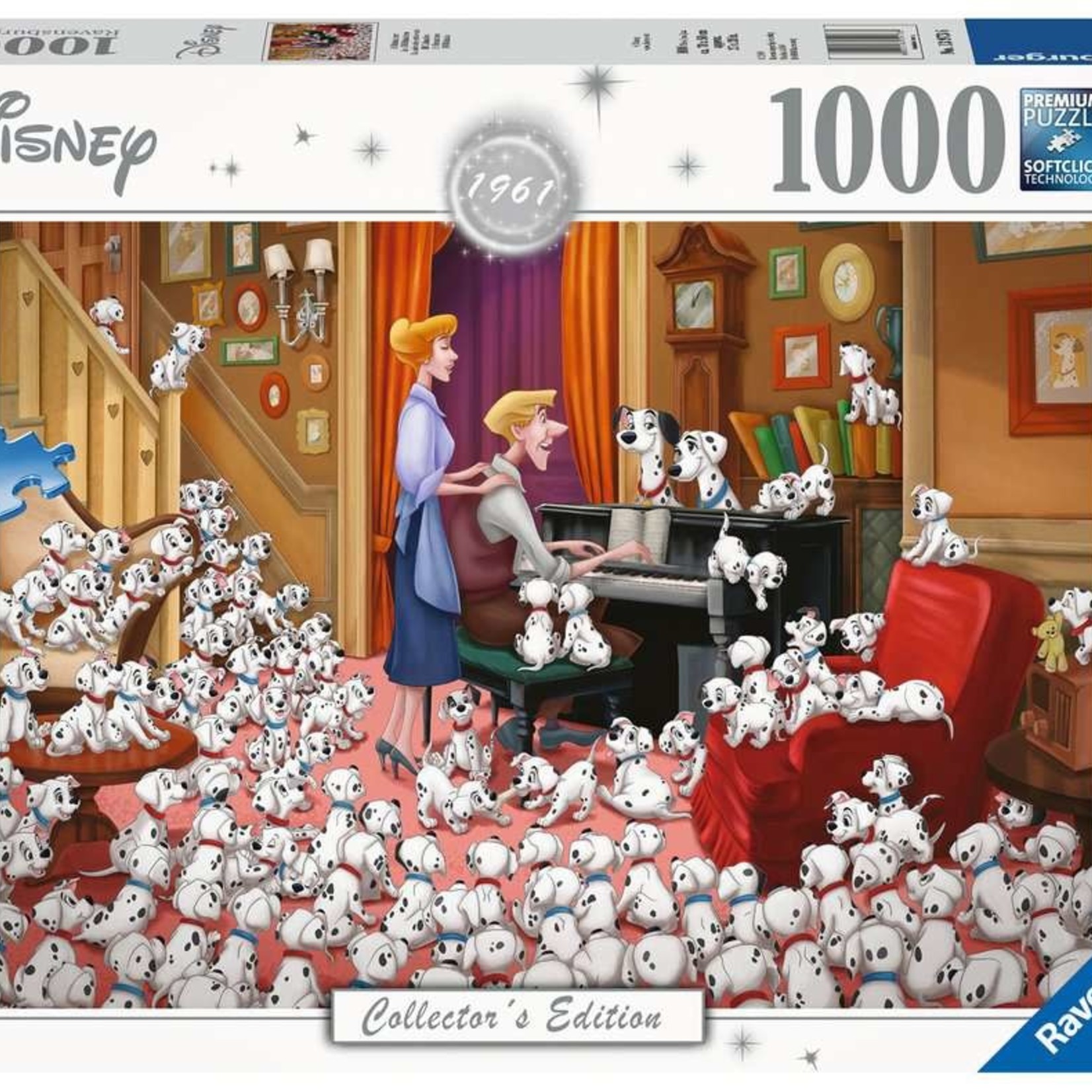Ravensburger Ravensburger 1000 - Disney Collector's Edition : Les 101 Dalmatiens