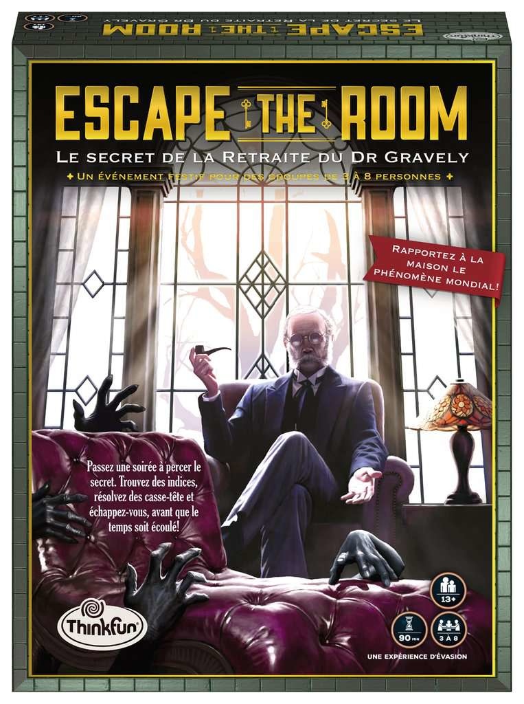 ThinkFun Escape the room - Le secret de la retraite du Dr Gravely