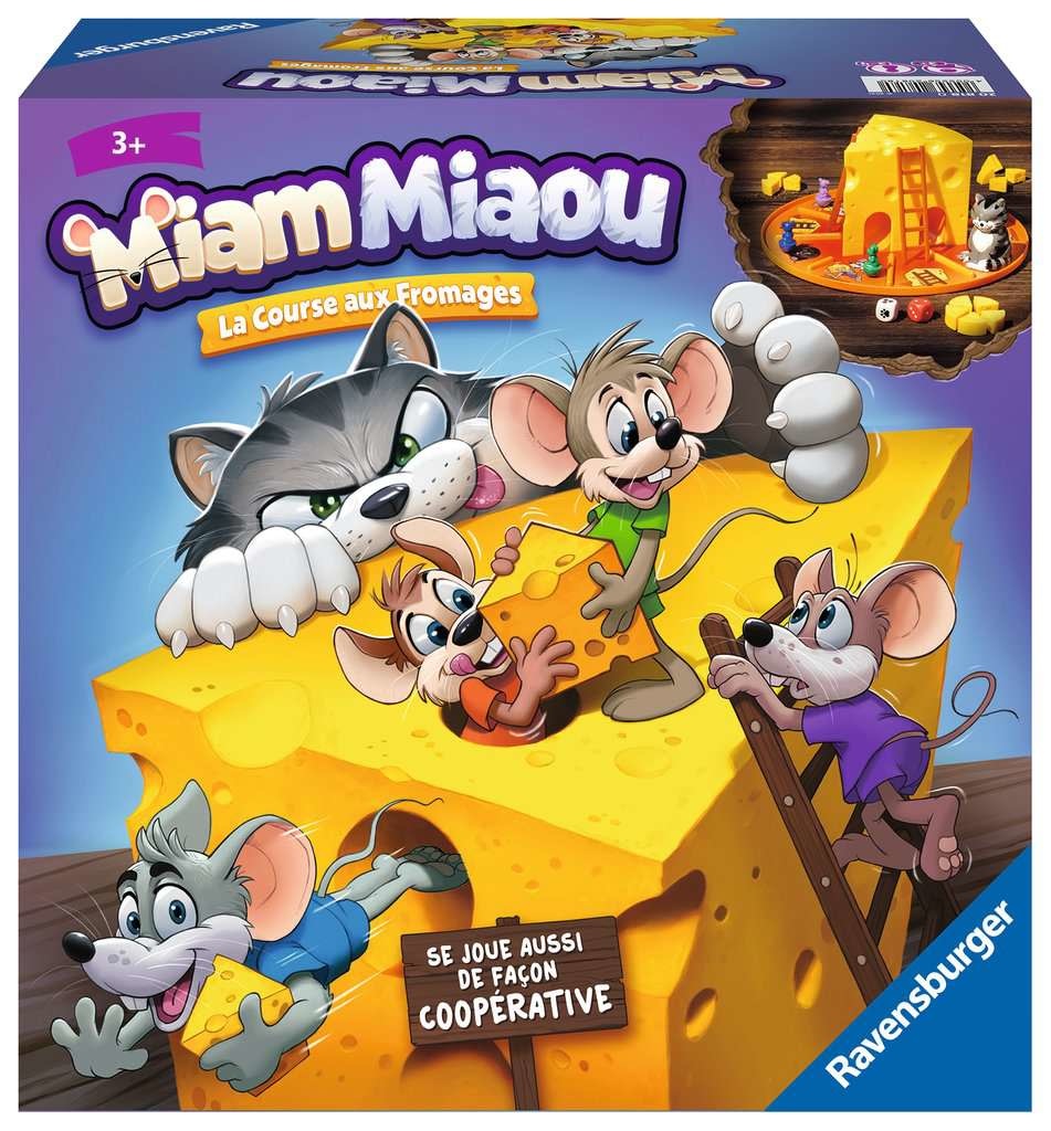 Ravensburger Miam Miaou : La course aux fromages