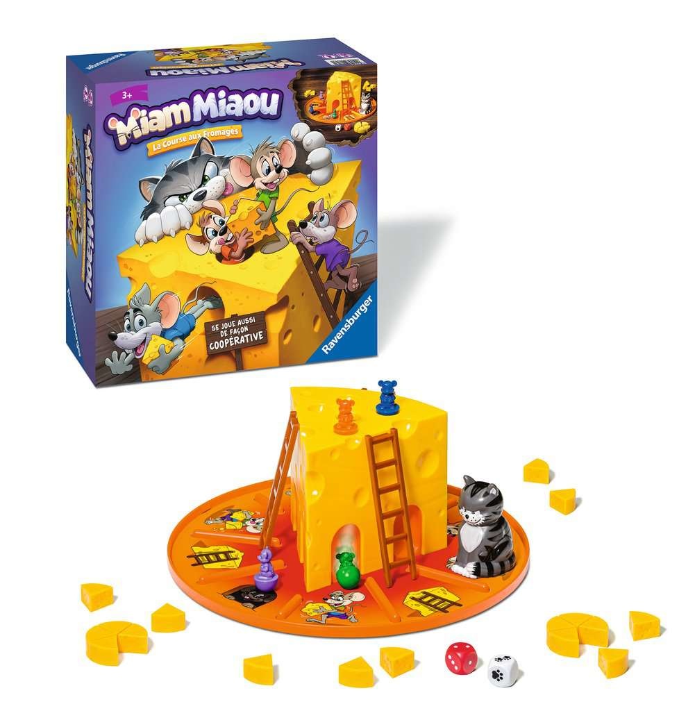 Ravensburger Miam Miaou : La course aux fromages