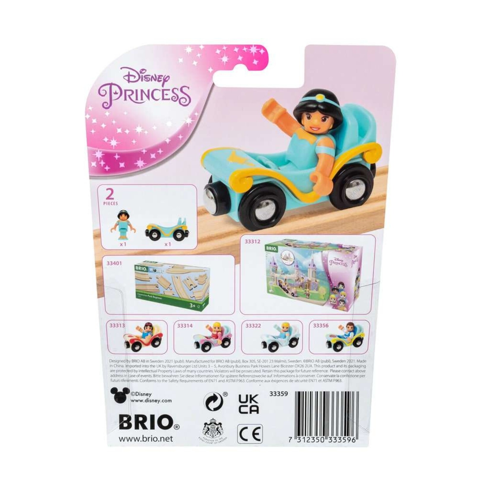 Brio Brio - Disney Princesses : Jasmine et son wagon