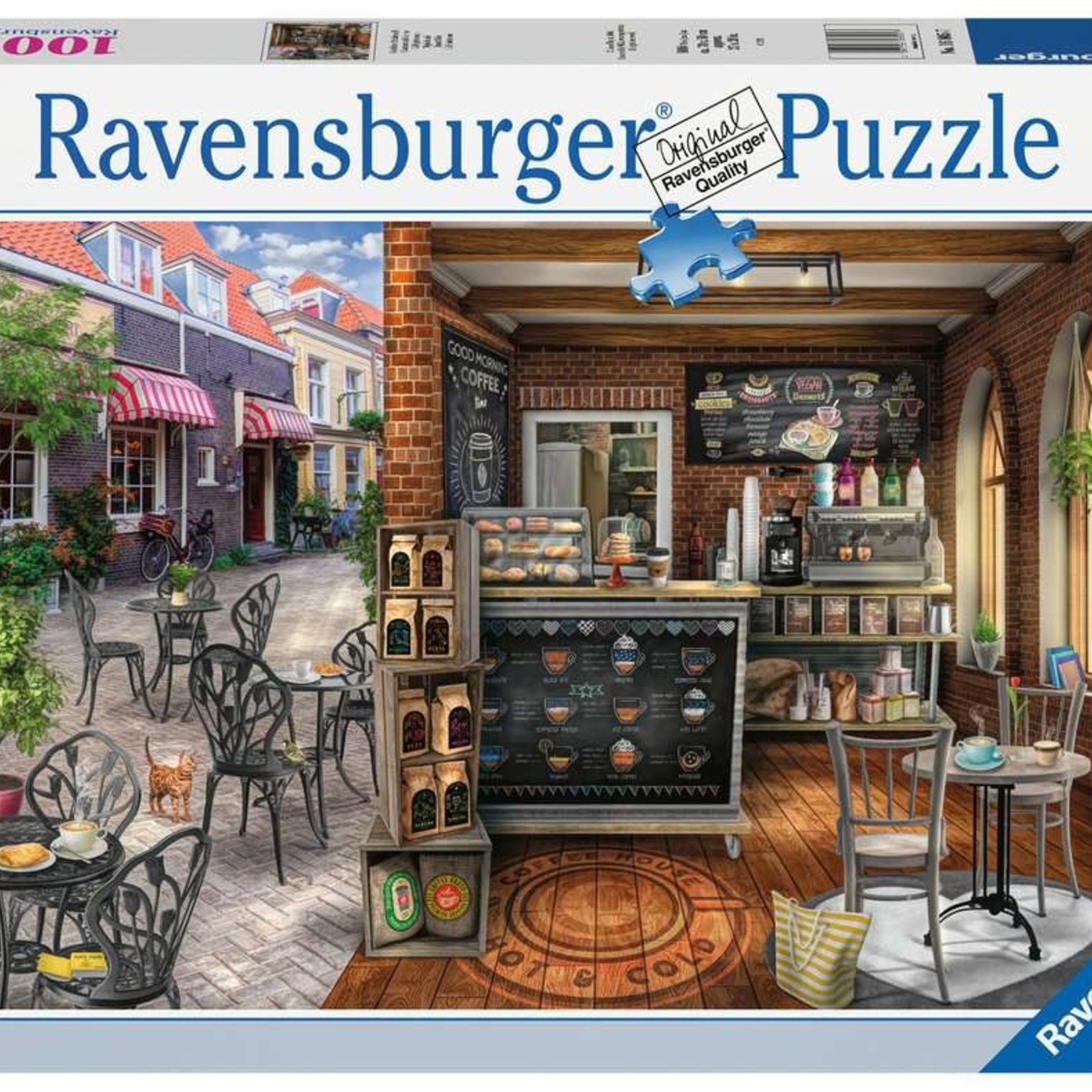 Ravensburger Ravensburger 1000 - Charmant café coin de rue