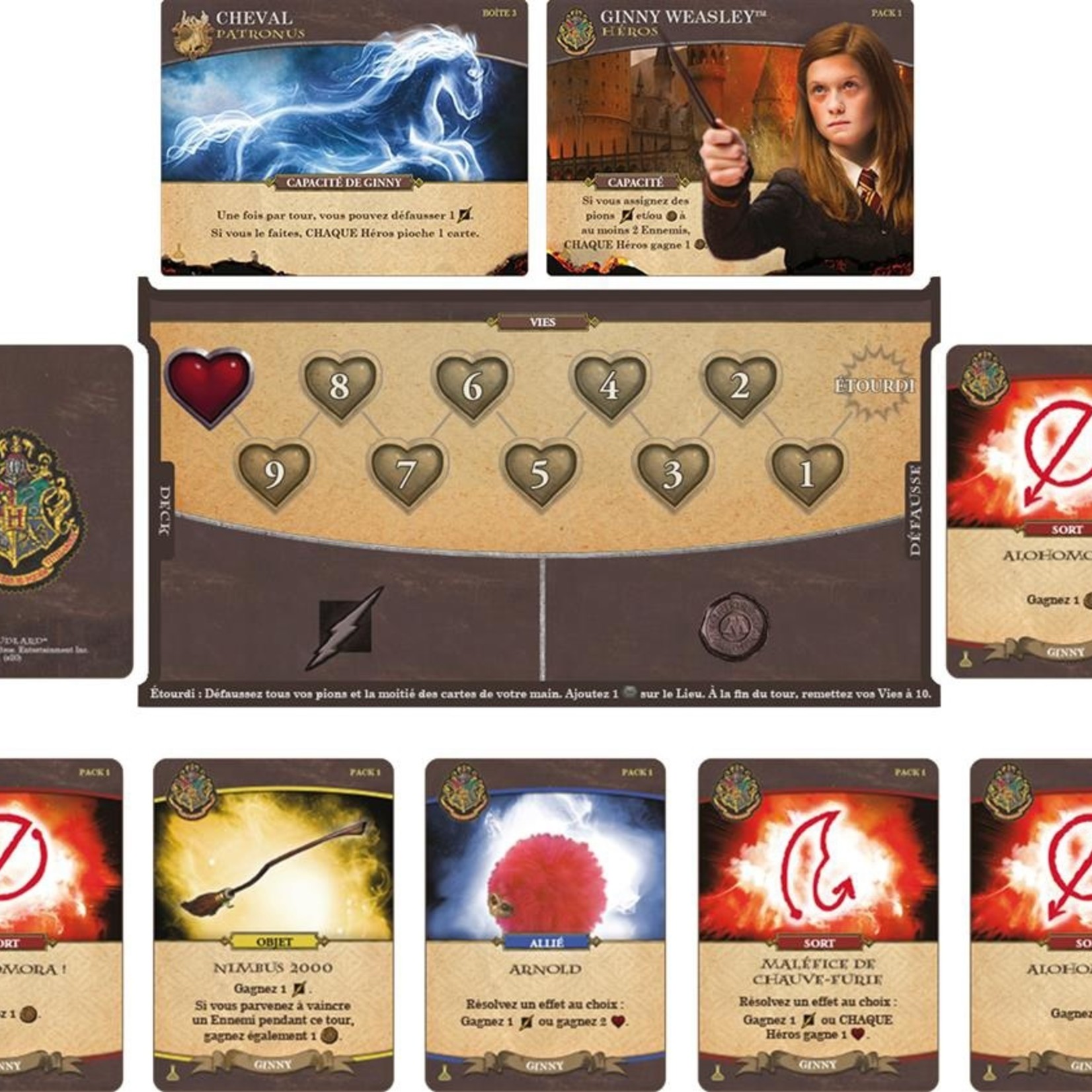 USAopoly Bataille à Poudlard - Extension Sortilège et Potions