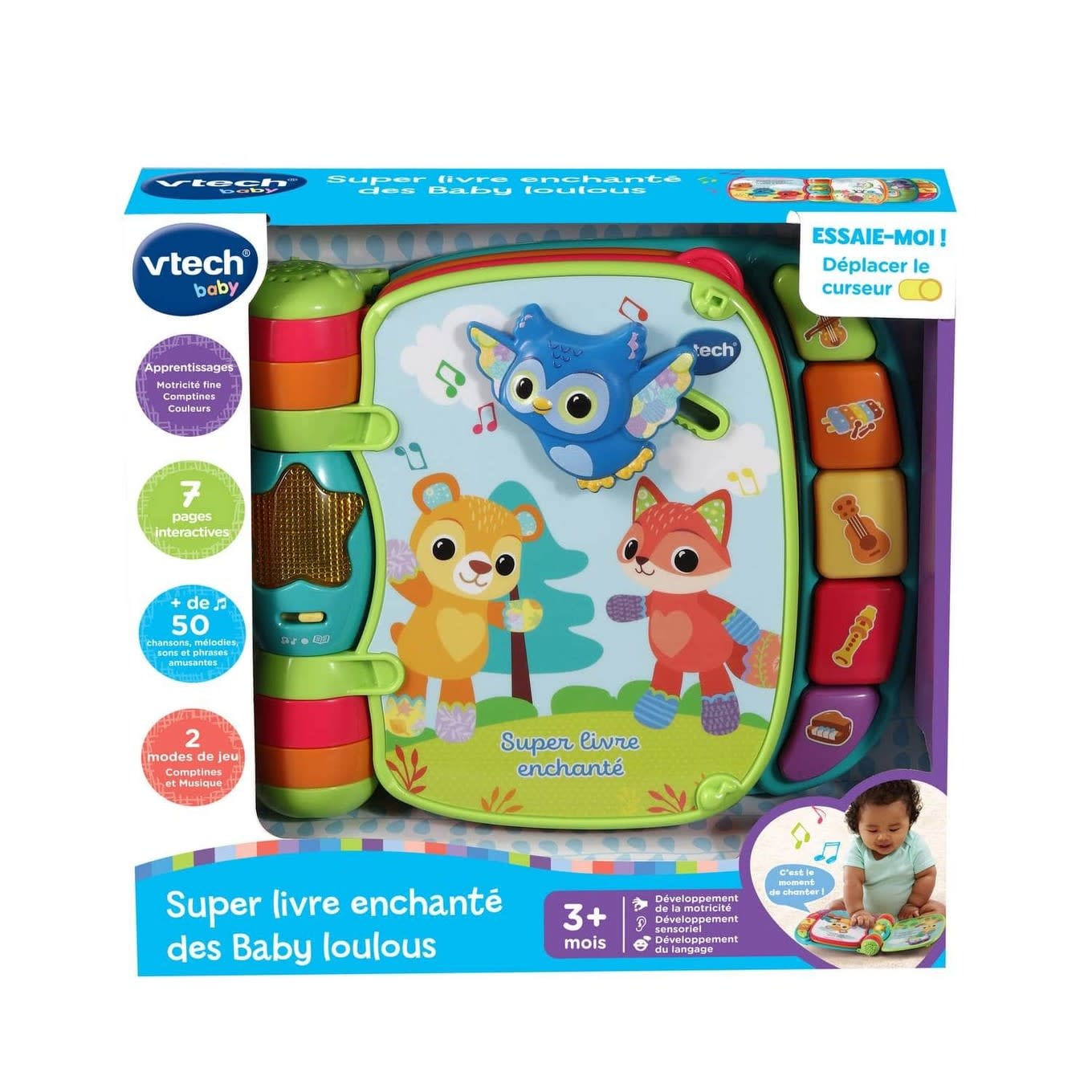 VTech Super livre enchanté des Baby loulous