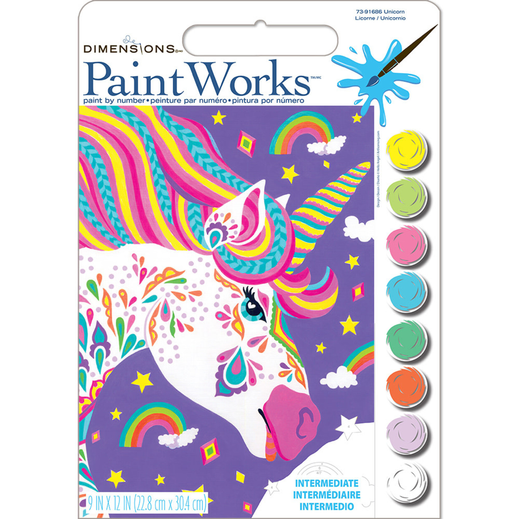 PaintWorks PaintWorks Débutant (9 x 12)Licorne