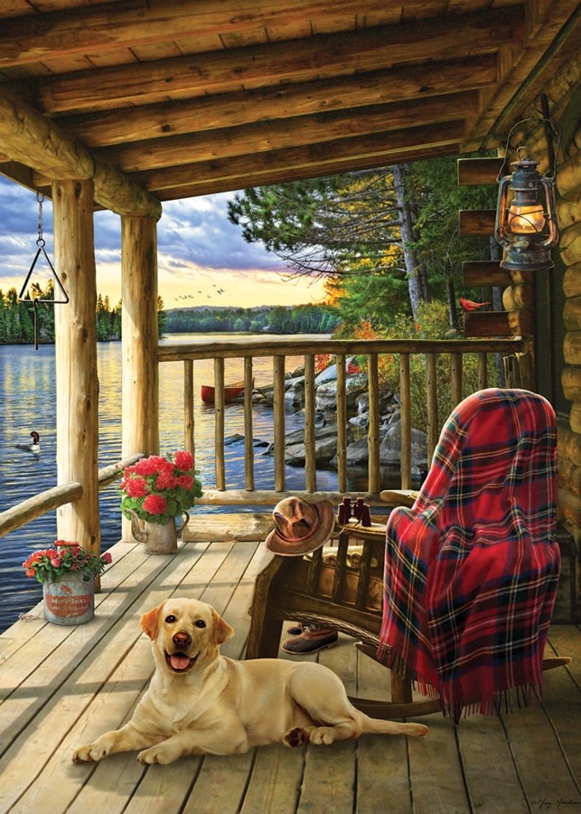 Cobble Hill Cobble Hill 35 - Lake Cabin Labrador (Tray)