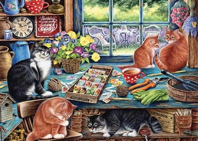 Cobble Hill Cobble Hill 35 - Garden Shed Cats (Tray)