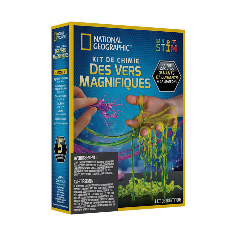 National Geographic National Geographic - Kit de chimie des Vers Magnifique