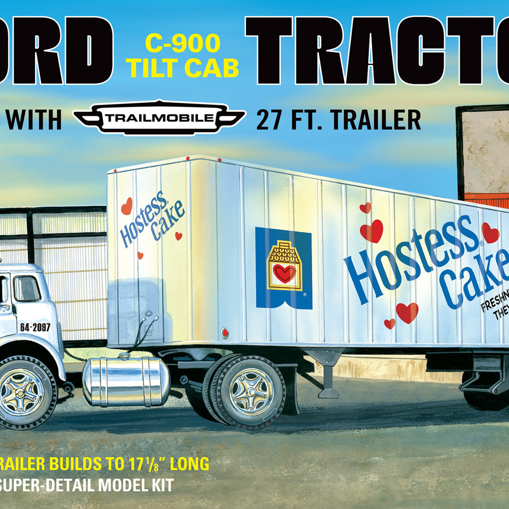 AMT AMT- Ford C900 Hostess Truck with Trailer