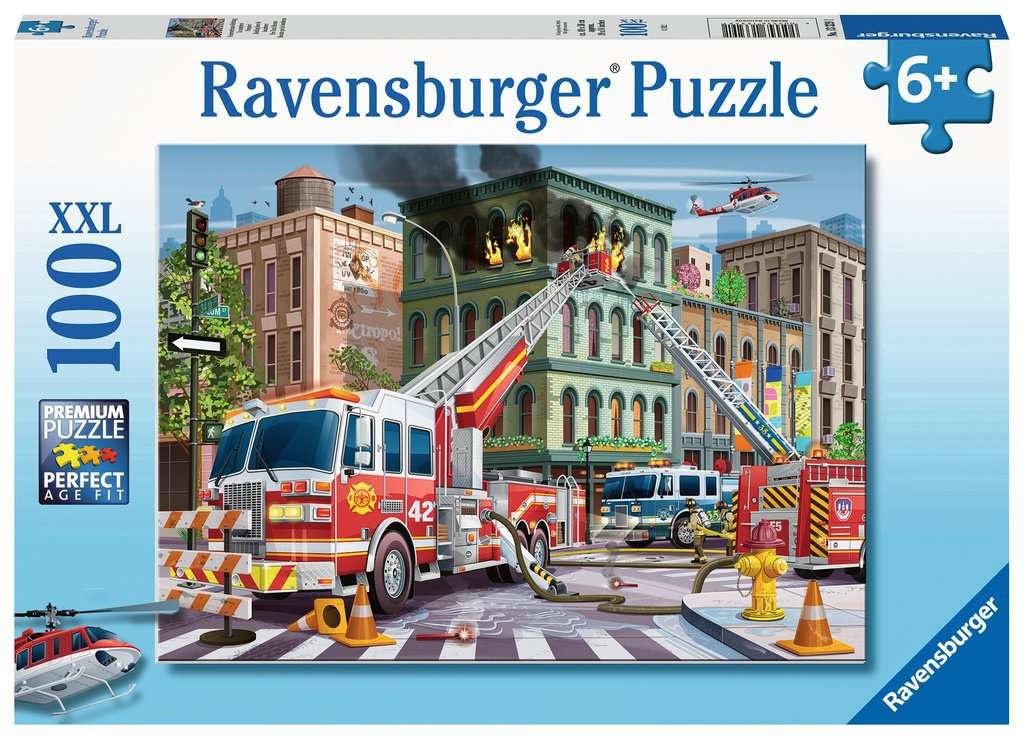 Ravensburger Ravensburger 100XXL - Camion d'incendie au travail