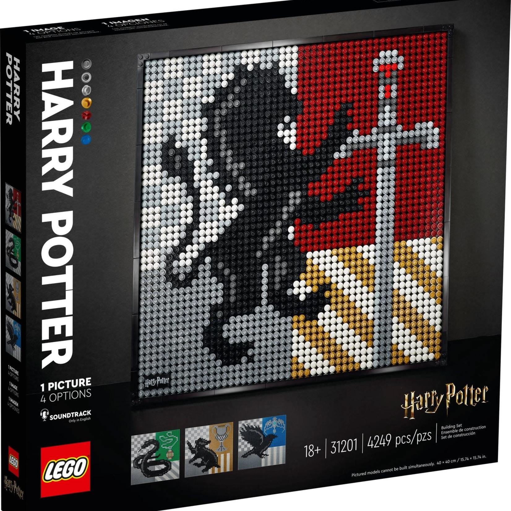 Lego Art 31201- Harry Potter Les blasons de Poudlard - Maitre des Jeux