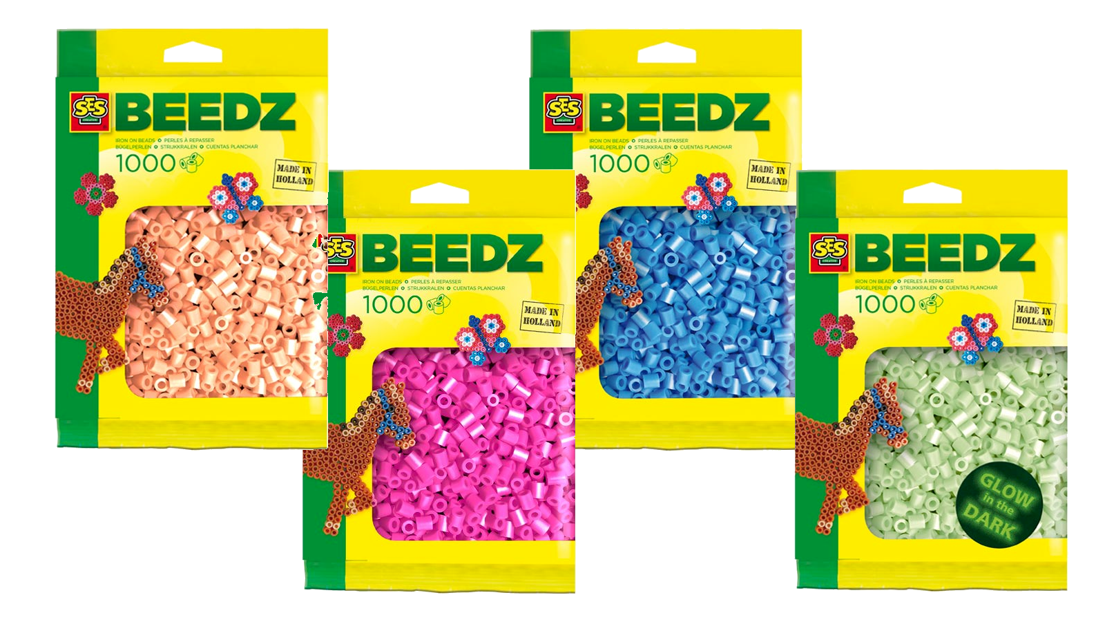 1000 pièces/set 3 mm couleur mélangée pâtisserie perles, Mode en ligne