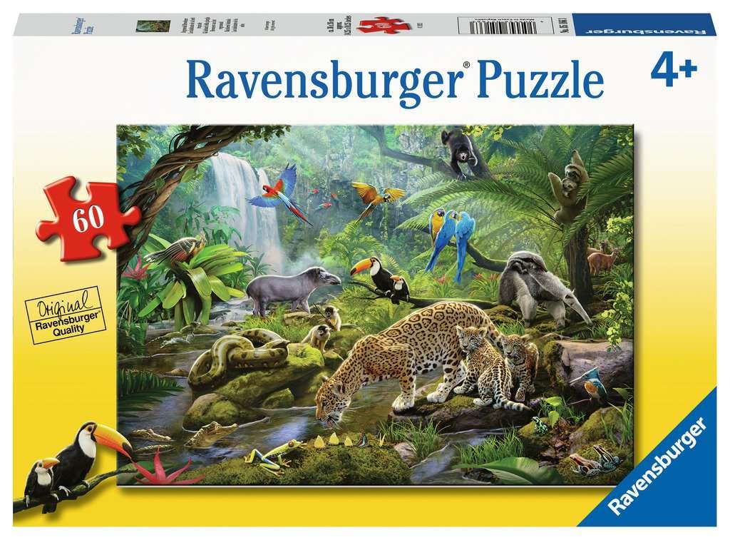 Ravensburger Ravensburger 60 - Les habitants de la forêt tropicale