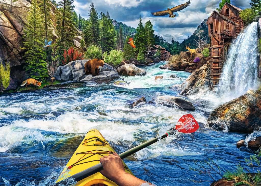 Ravensburger Ravensburger 1000 - Wanderlust : Kayak d'eau vive