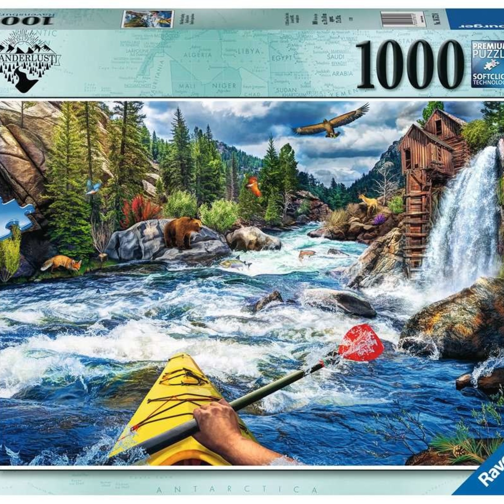 Ravensburger Ravensburger 1000 - Wanderlust : Kayak d'eau vive