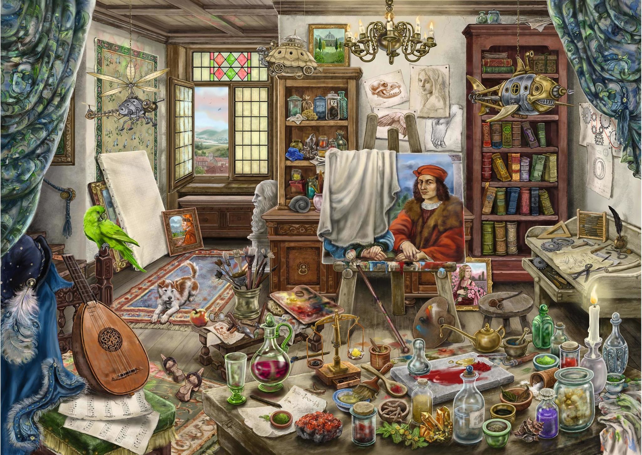 Ravensburger Ravensburger 759 - Escape Puzzle : Atelier d'artiste