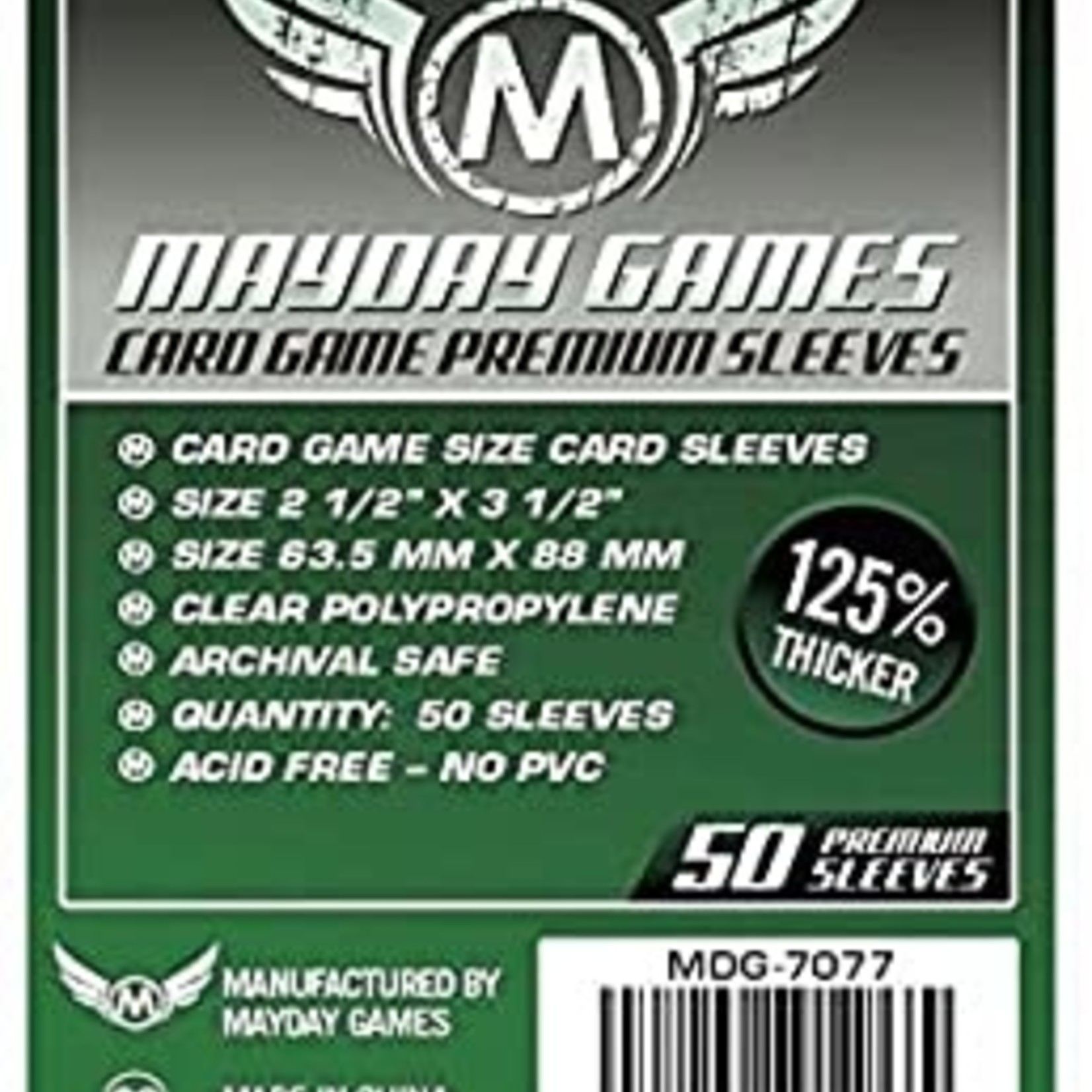 Mayday Games Mayday Sleeves 63.5x88mm