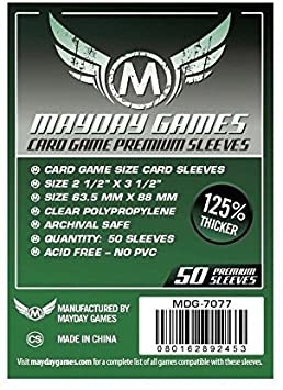 Mayday Games Mayday Sleeves 63.5x88mm