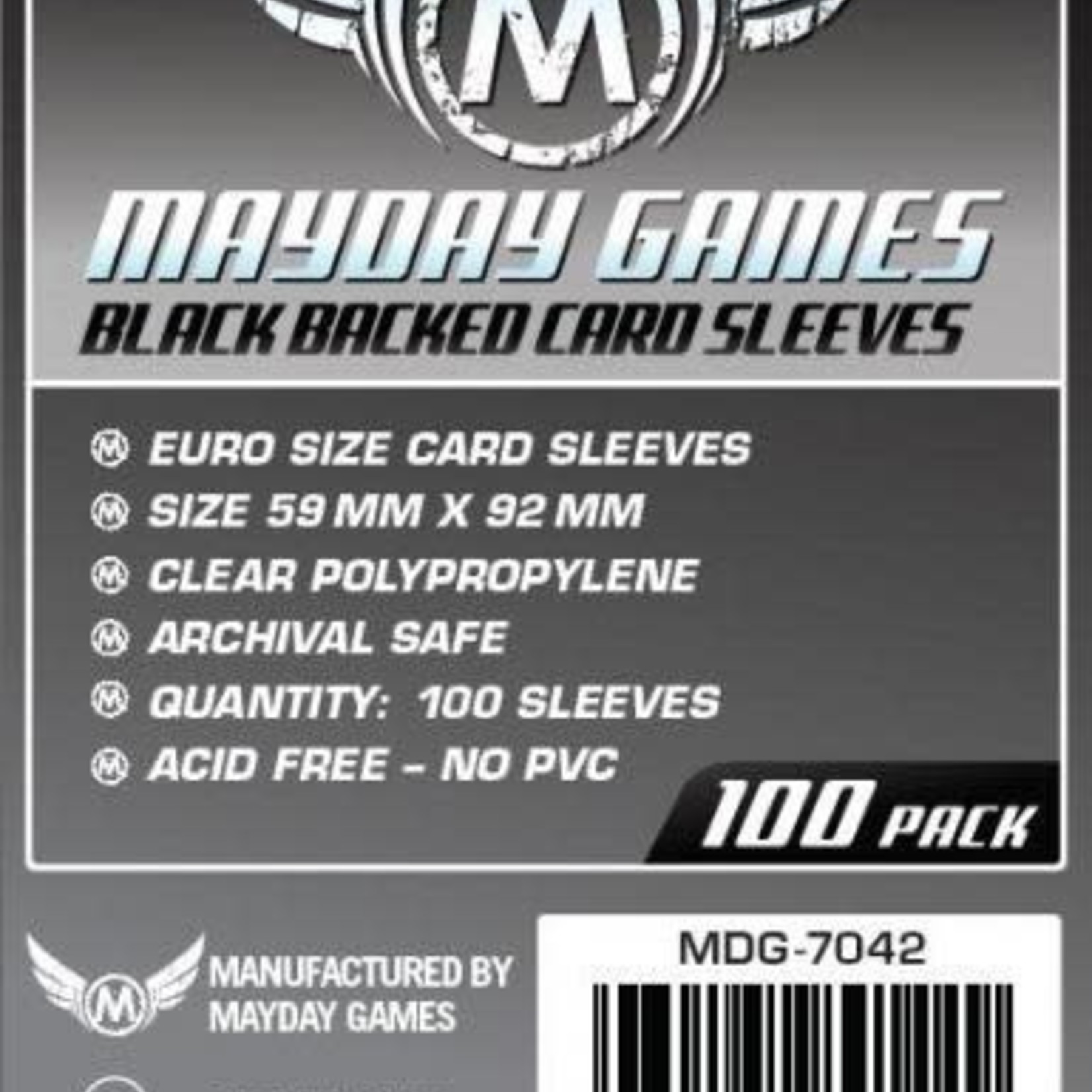 Mayday Games Mayday Sleeves 59x92mm