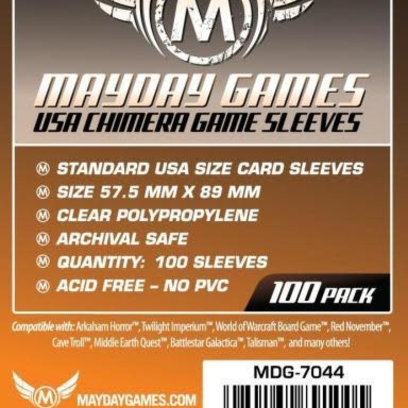 Mayday Games Mayday Sleeves 57.5x89mm