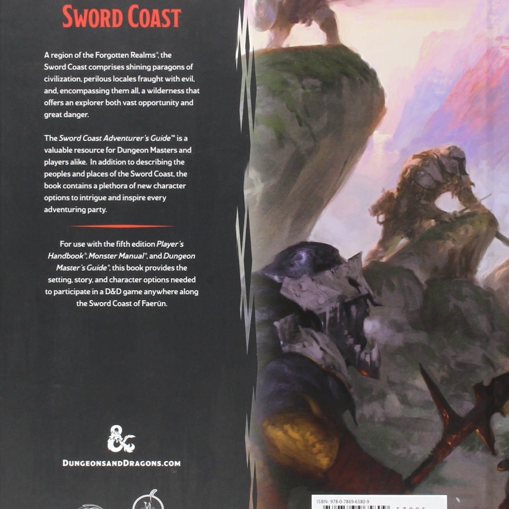 Wizards of the Coast Dungeons & Dragons 5th Edition - Sword Coast Adventurer's Guide