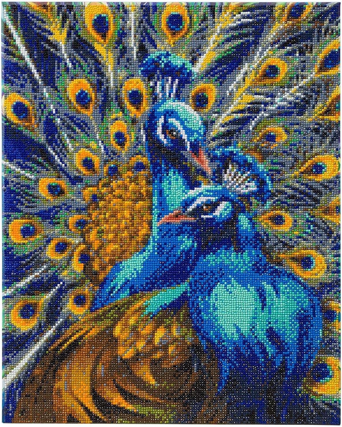 Craft Buddy Craft Buddy - Crystal Art - Blue Rhapsody Peacocks (50 x 40 cm)