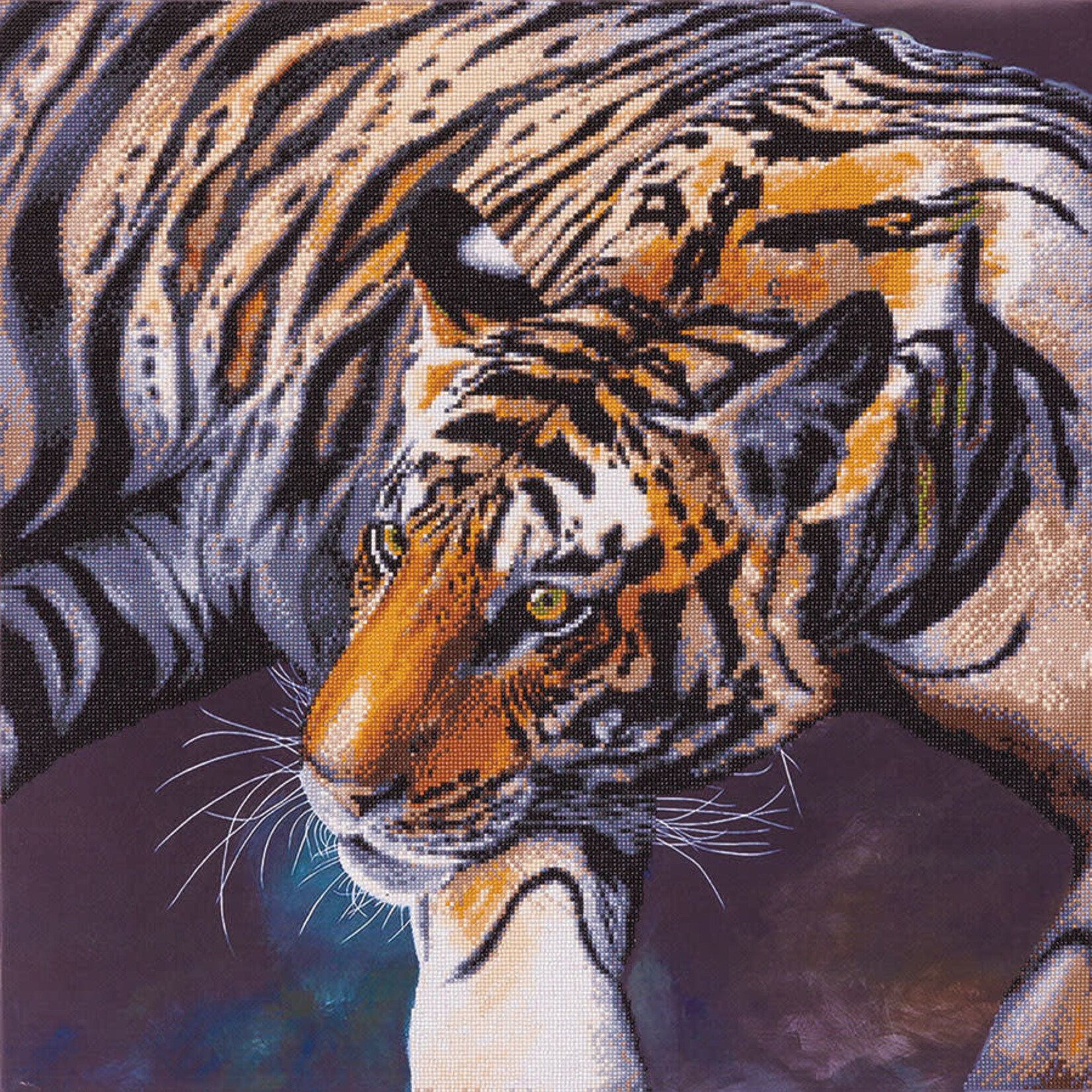 Craft Buddy Craft Buddy - Crystal Art  - The Tiger (70 x 70 cm)