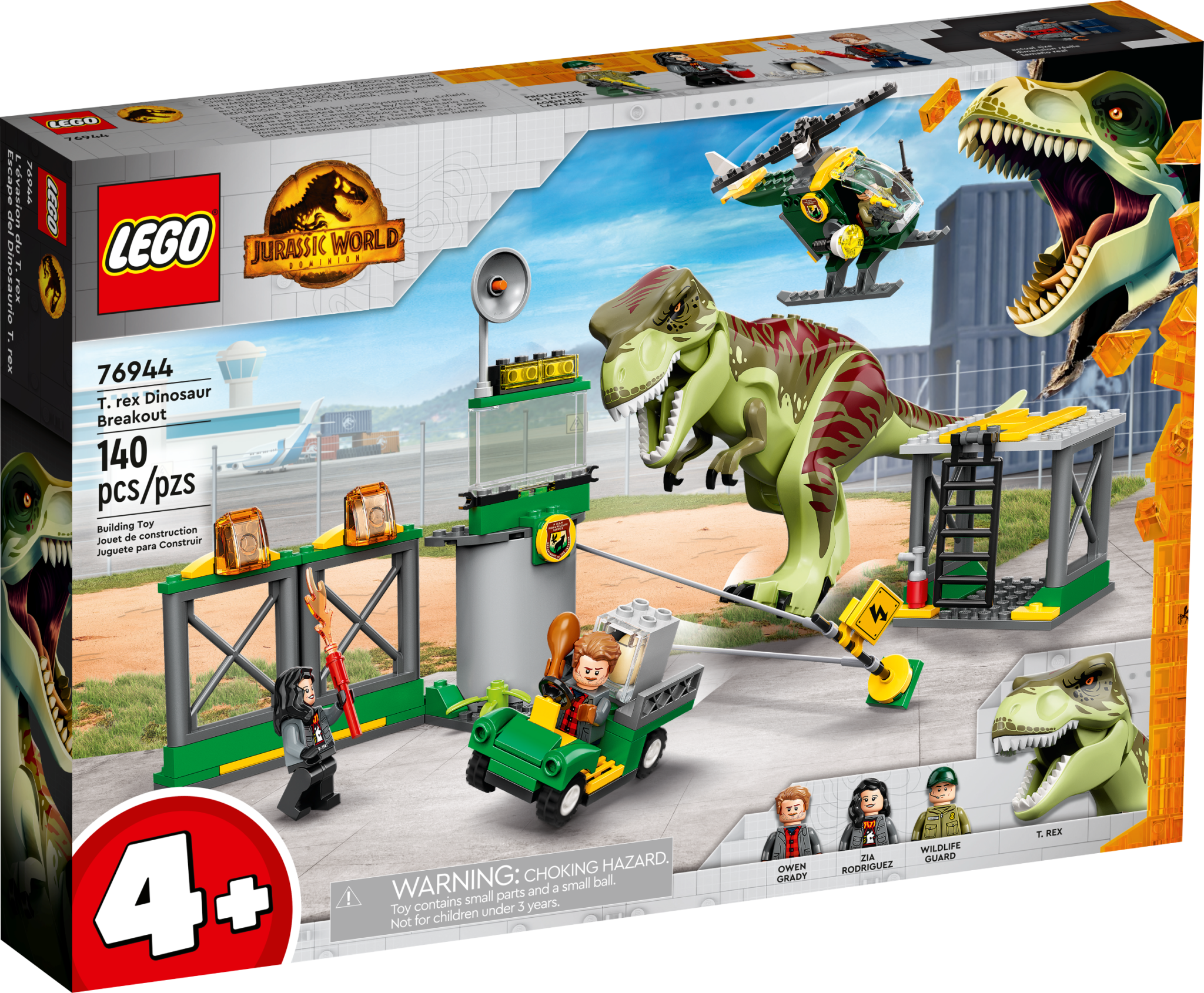 Lego Lego 76944 Jurassic World - L’évasion du dinosaure T. rex