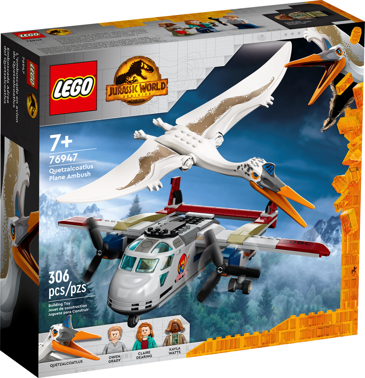 Lego Lego Jurassic World 76947 - L’embuscade en avion du Quetzalcoatlus