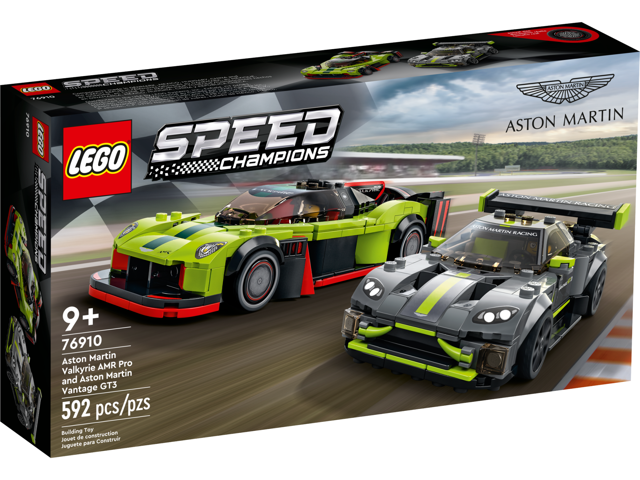 Lego Lego Speed Champions 76910 - Aston Martin Valkyrie AMR PRO et Aston Martin Vantage GT3