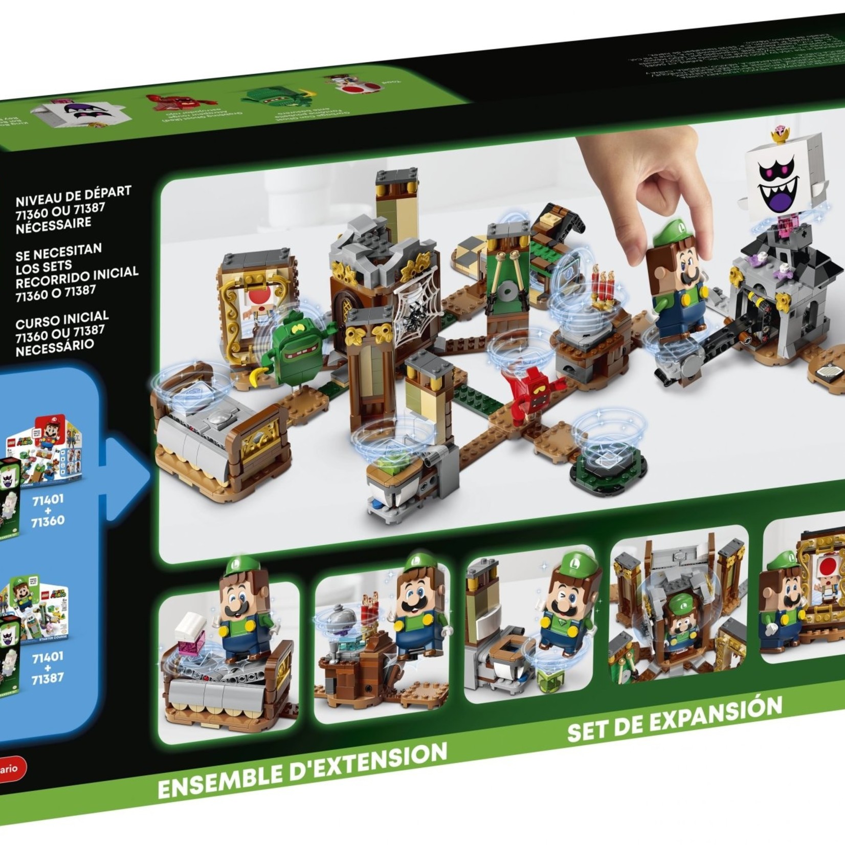 Lego Lego 71401 Super Mario - Ensemble d'extension : La cachette hantée de Luigi’s Mansion