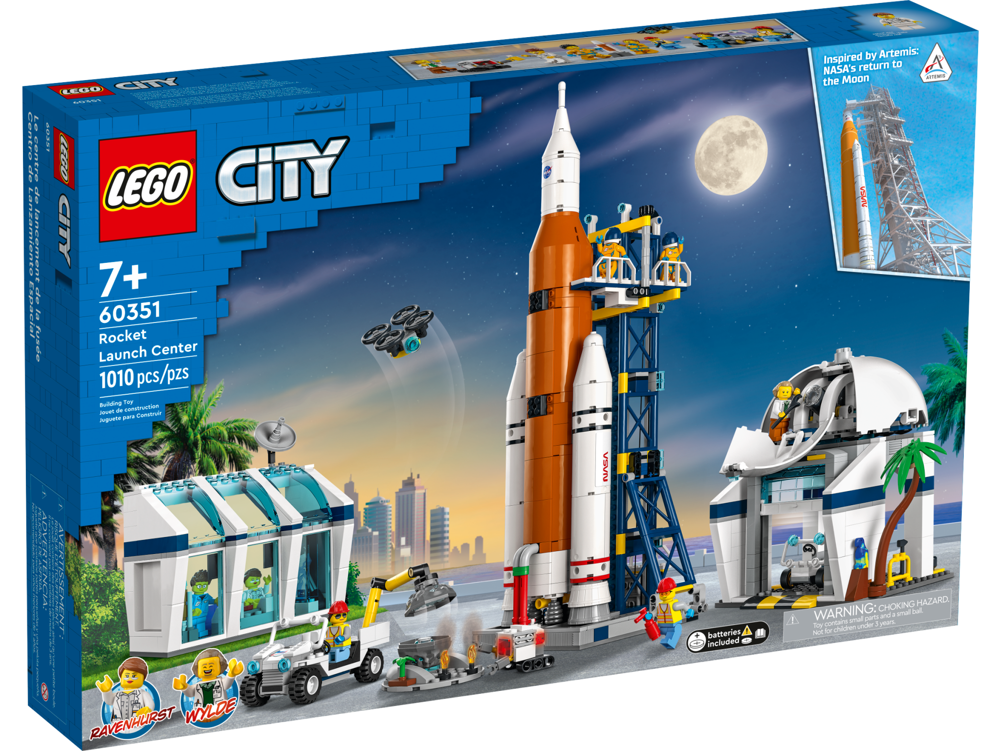 Lego Lego 60351 City - Le centre de lancement de la fusée