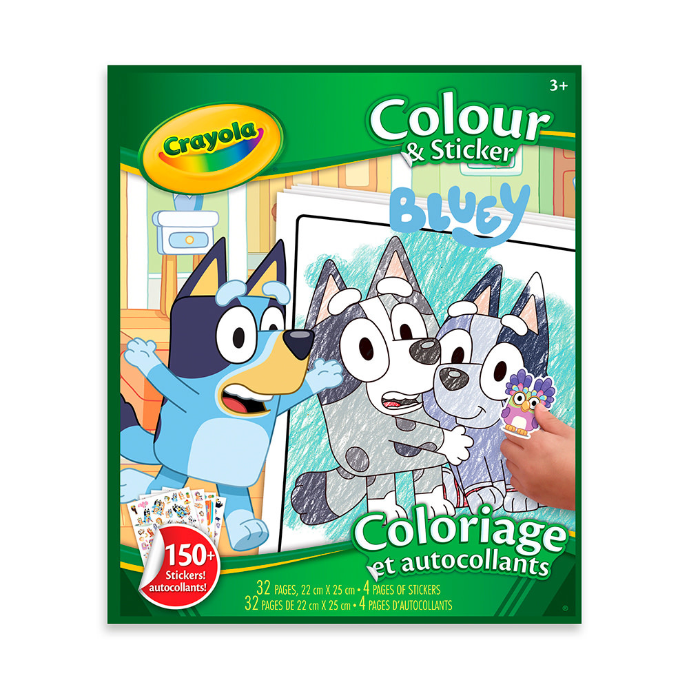 Crayola Crayola - Coloriage et autocollants : Bluey