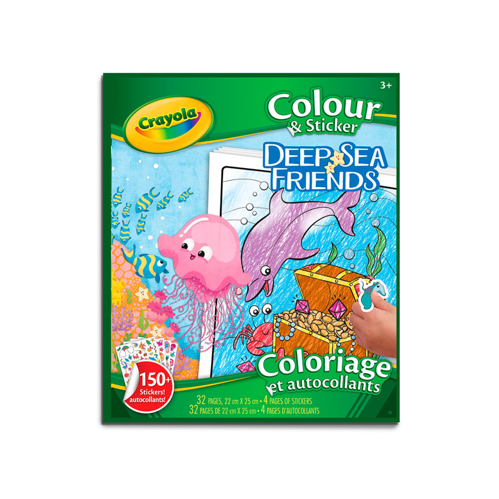 Crayola Crayola - Coloriage et autocollants : Deep Sea Friends