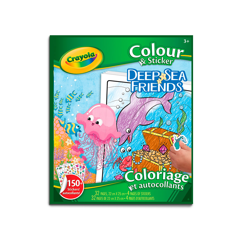 Crayola Crayola - Coloriage et autocollants : Deep Sea Friends