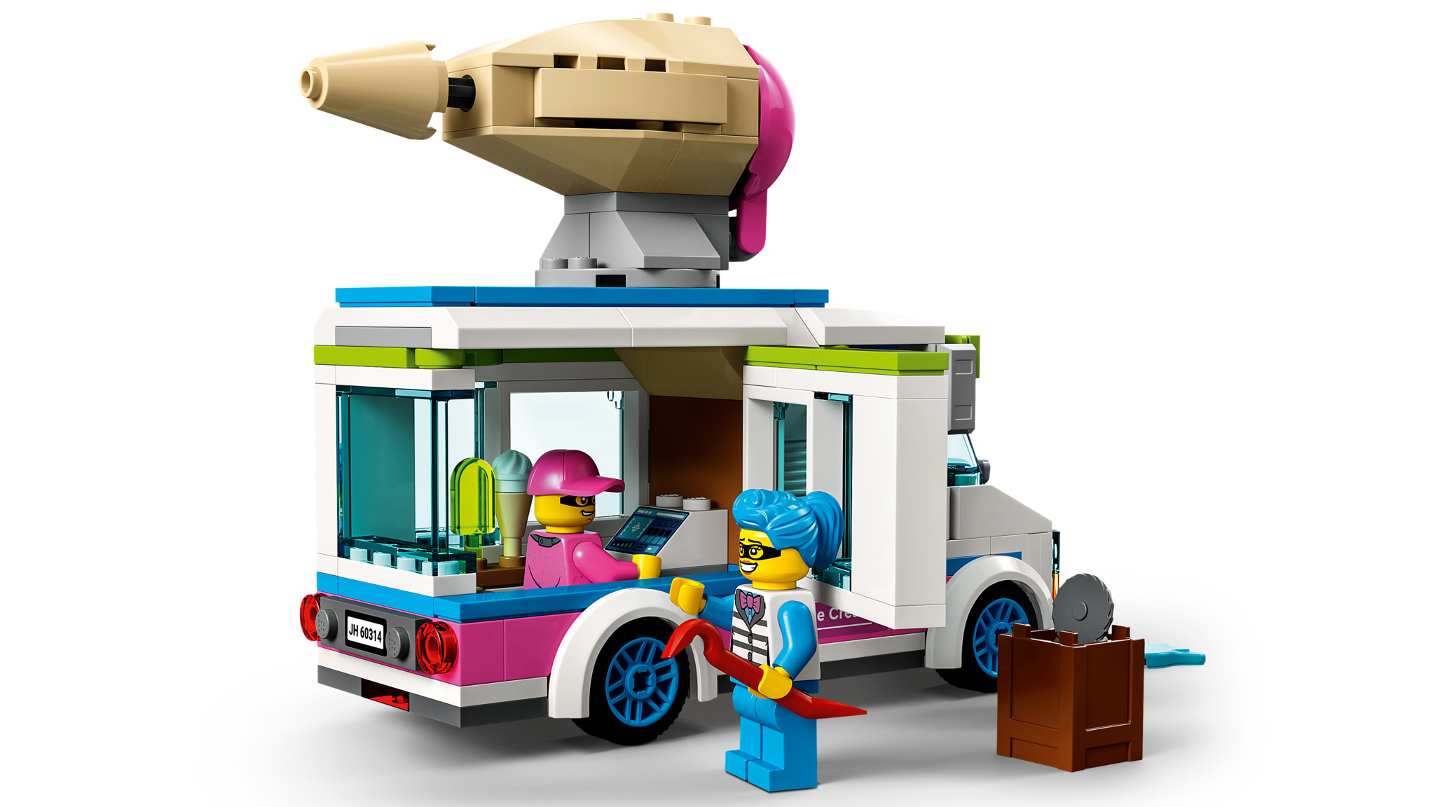 Lego Lego 60314 City - La poursuite policière du camion de crème glacée