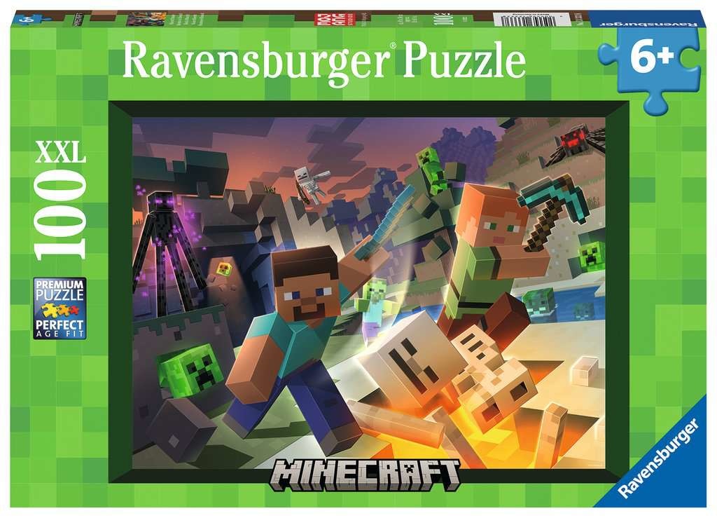 Ravensburger Ravensburger 100XXL - Monstres de Minecraft