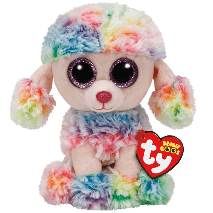 TY *****TY Beanie Boos Rainbow le caniche arc-en-ciel