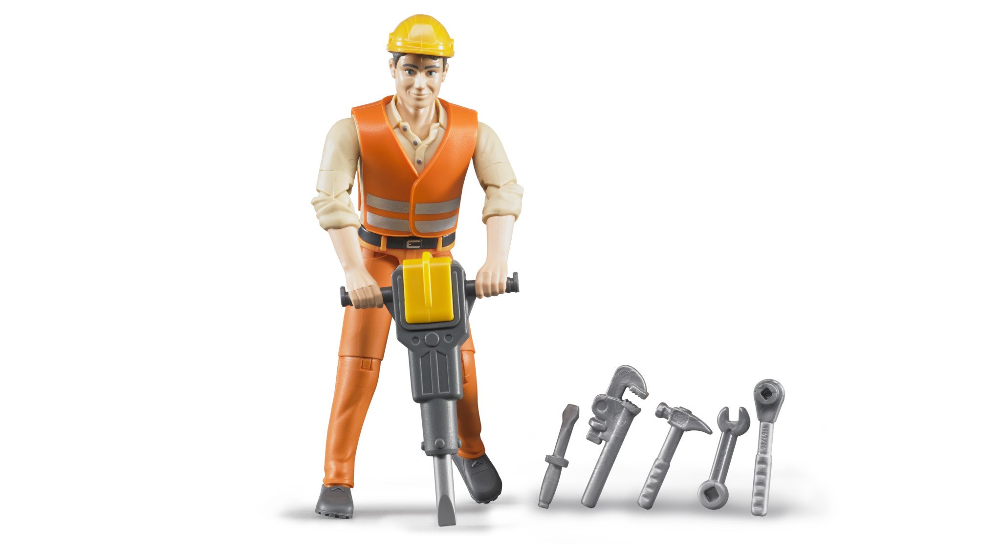 Bruder Bruder 60020 - Ouvrier de chantier avec accessoires