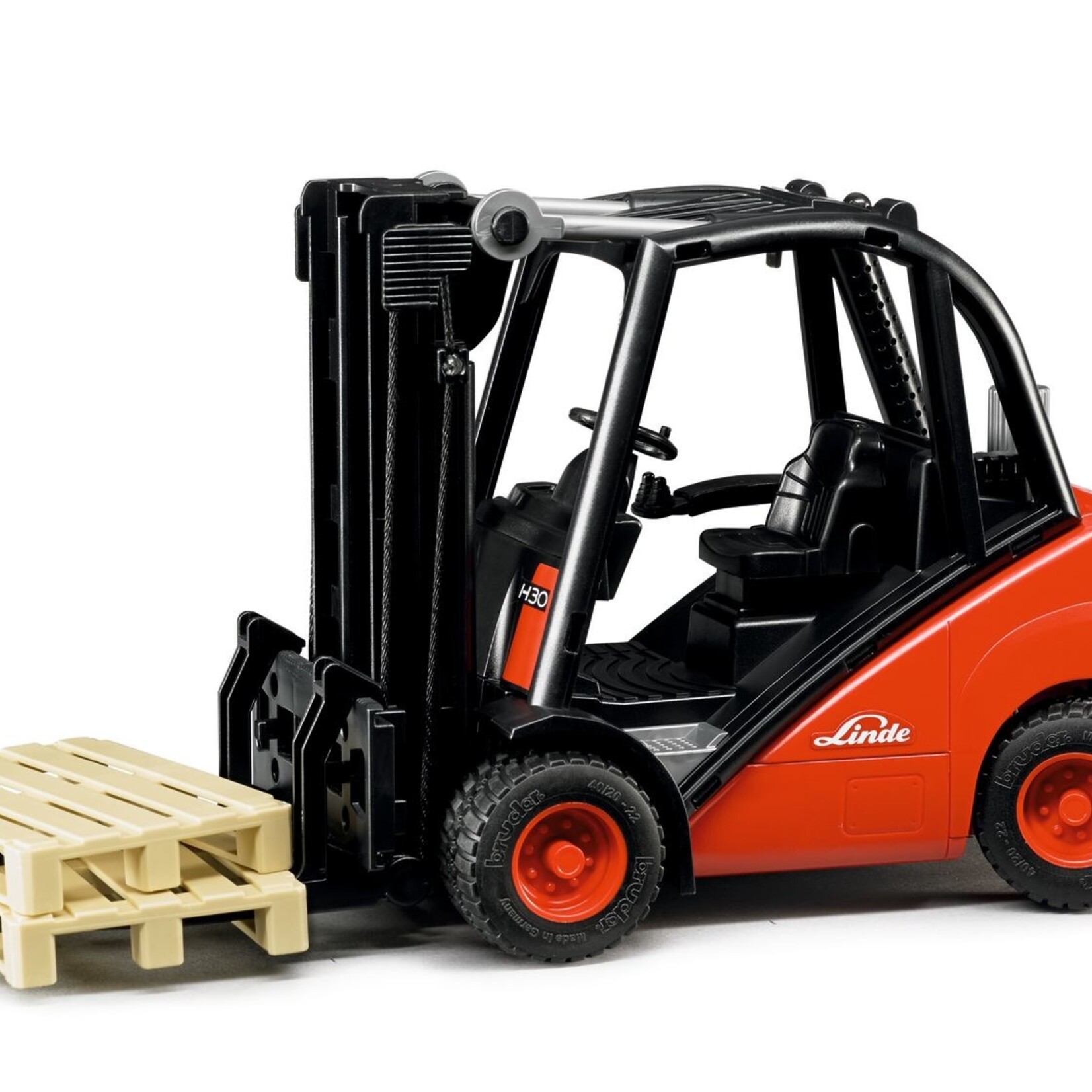 Bruder Bruder 02511 - Chariot élévateur Linde H30D avec dispositif d'attelage