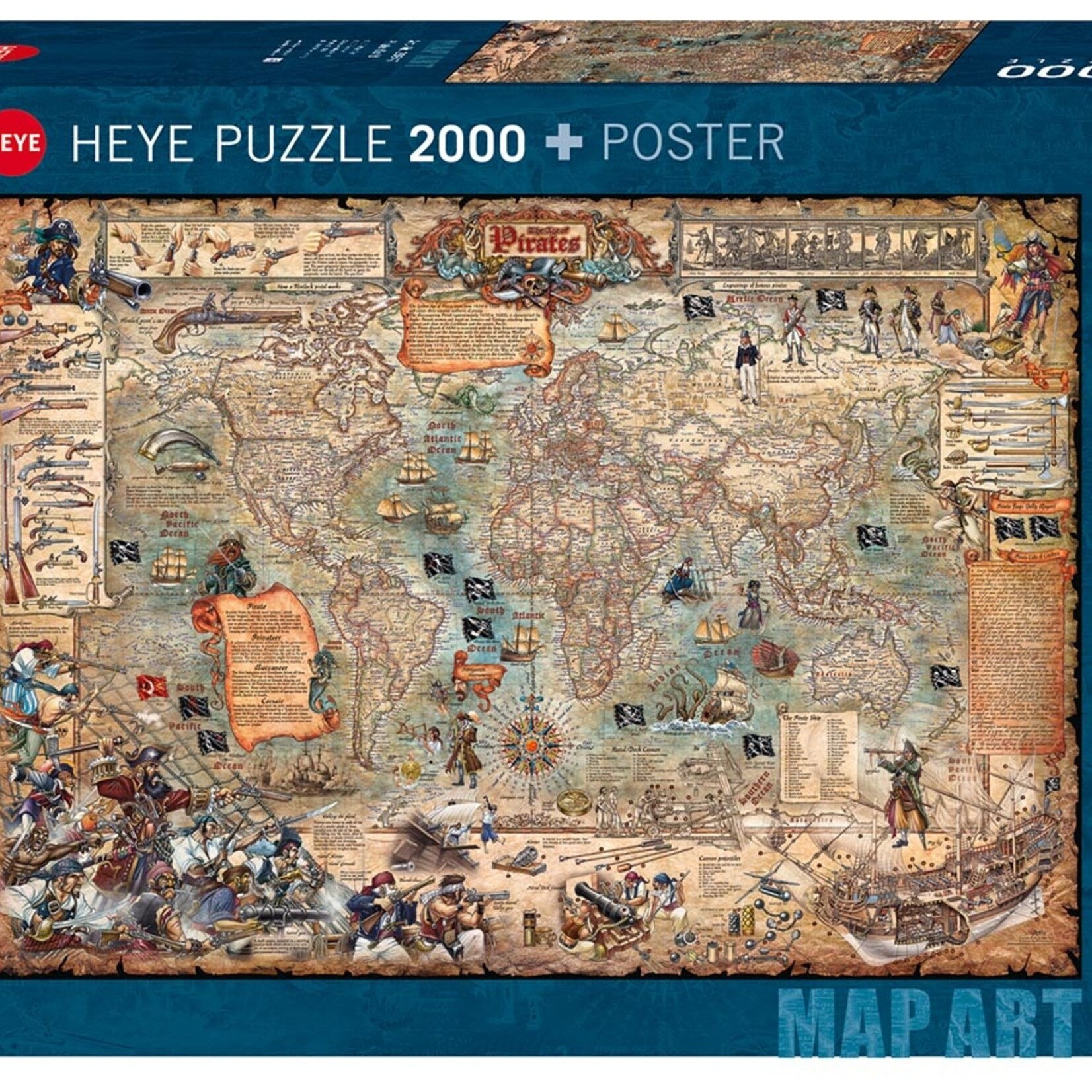 Heye Heye 2000 - Map Art - Pirate World
