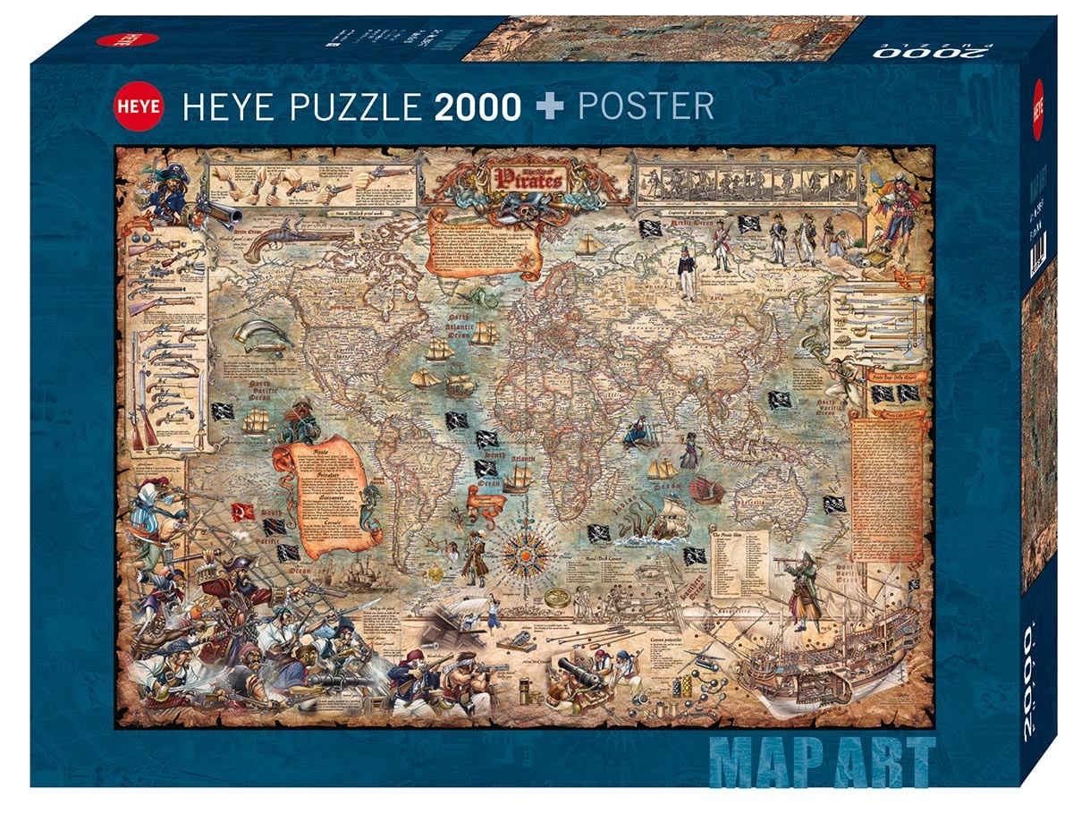 Heye Heye 2000 - Map Art - Pirate World