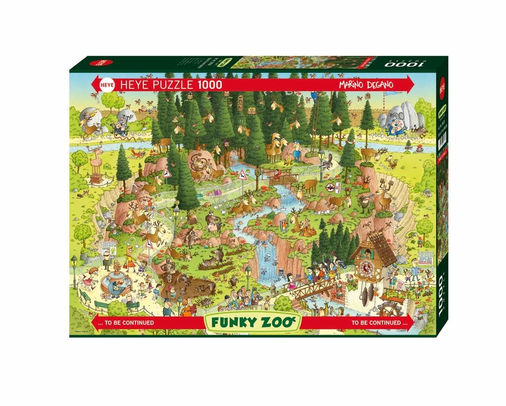 Heye Heye 1000 - Funky Zoo - Black Forest Habitat