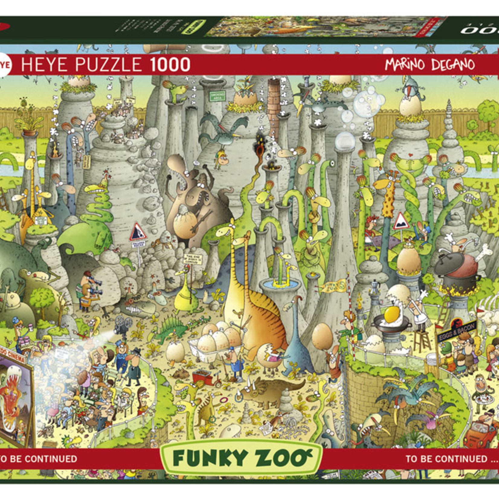 Heye Heye 1000 - Funky Zoo - Jurassic Habitat