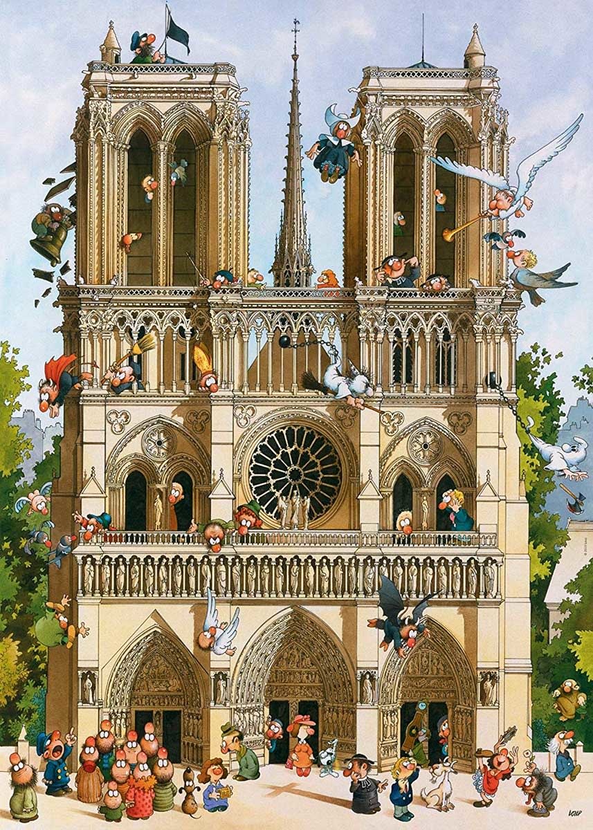 Heye Heye 1000 - Cartoon Classics Loup - Vive Notre Dame!