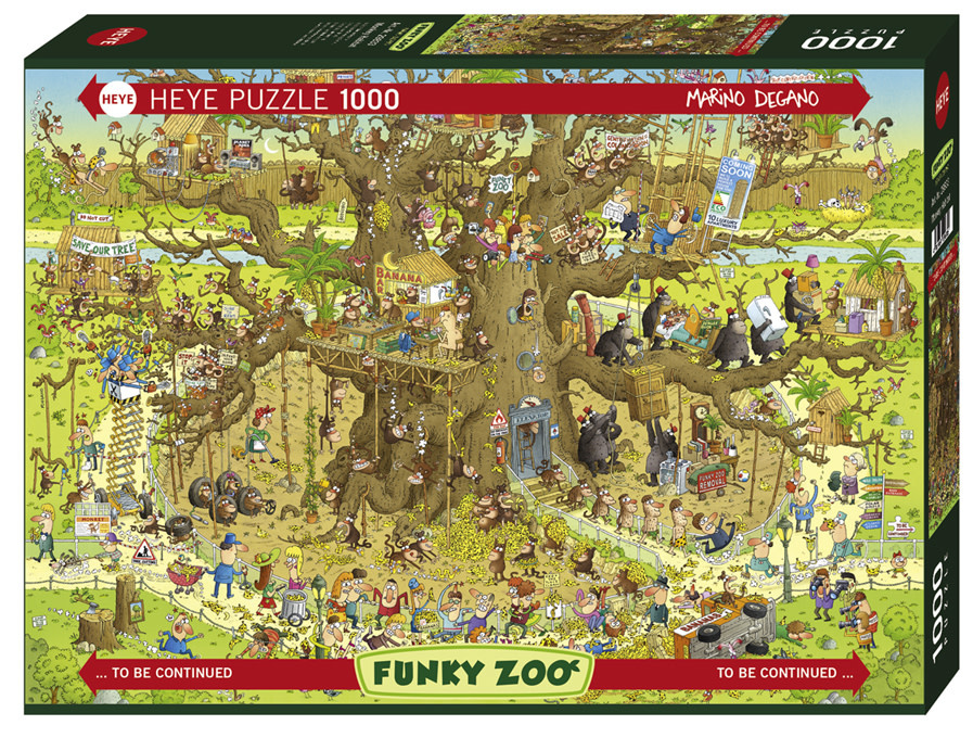 Heye Heye 1000 - Funky Zoo - Monkey Habitat