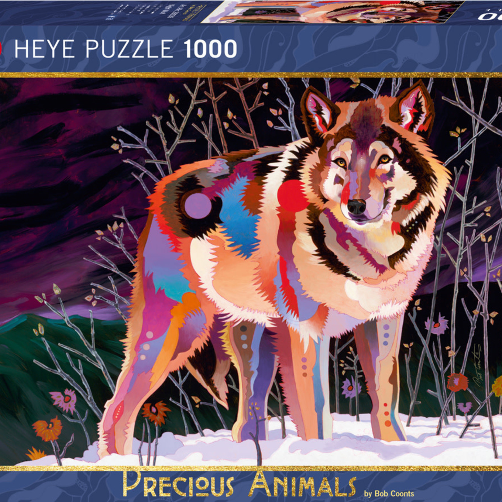 Heye Heye 1000 - Precious Animals - Night Wolf