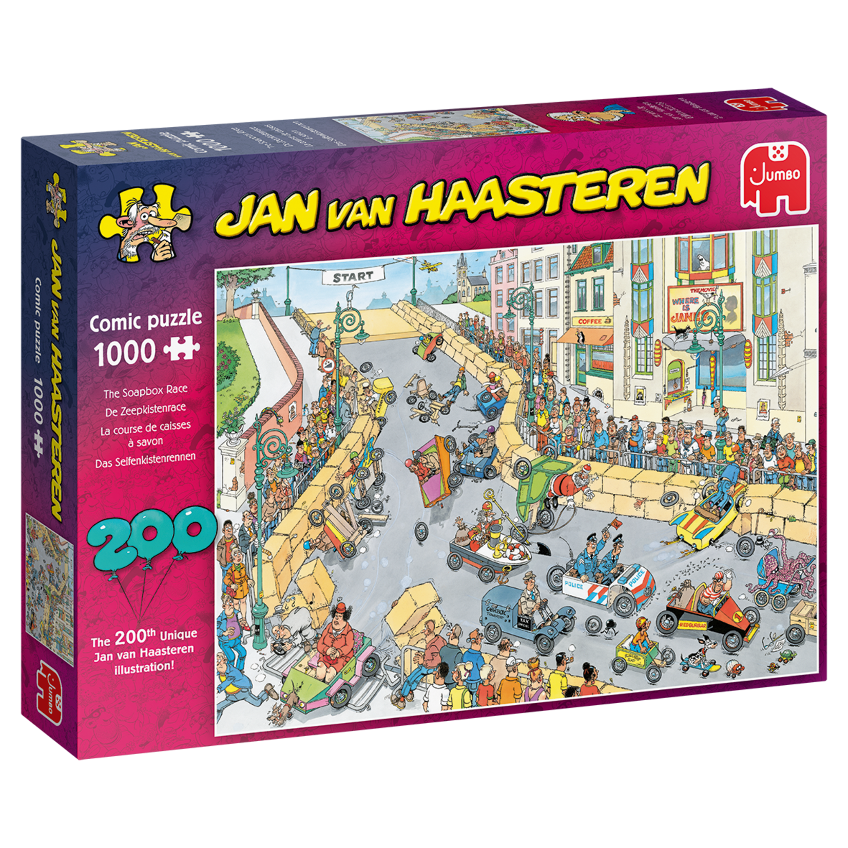 Jumbo Jan Van Haasteren 1000 - La course de caisse de savon