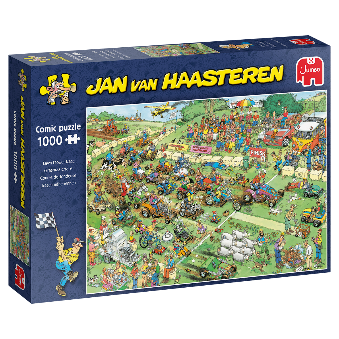 Jumbo Jan Van Haasteren 1000 - Course de Tondeuse