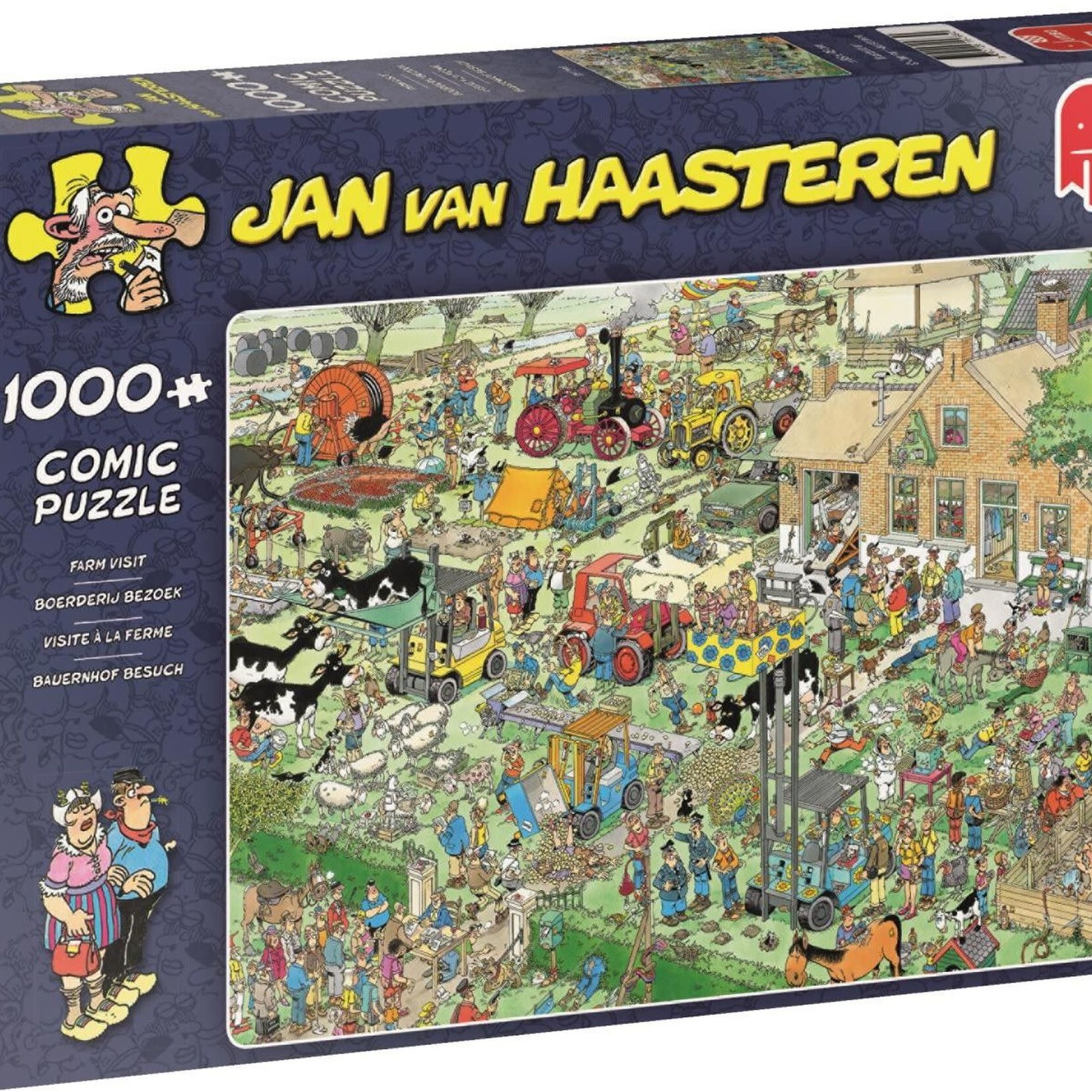 Jumbo Jan Van Haasteren 1000 - Visite à la ferme